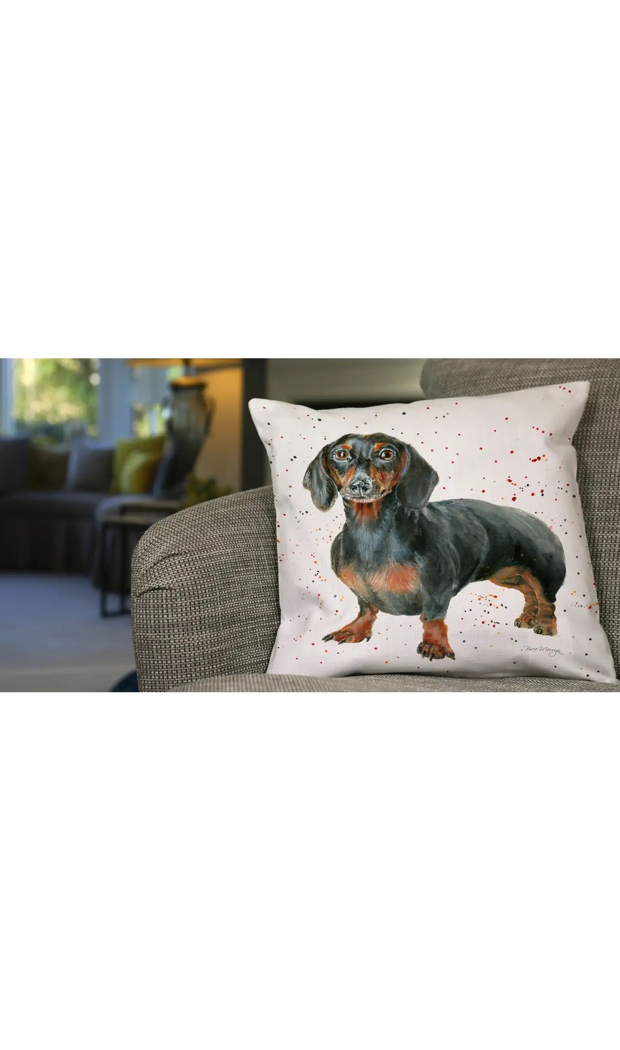 Cushion Pillow Dachshund