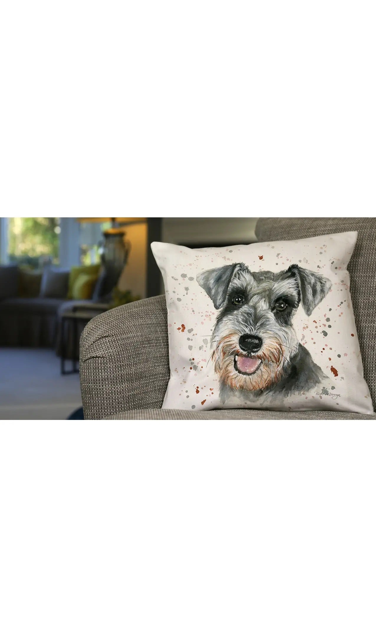 Cushion Pillow - Schnauzer