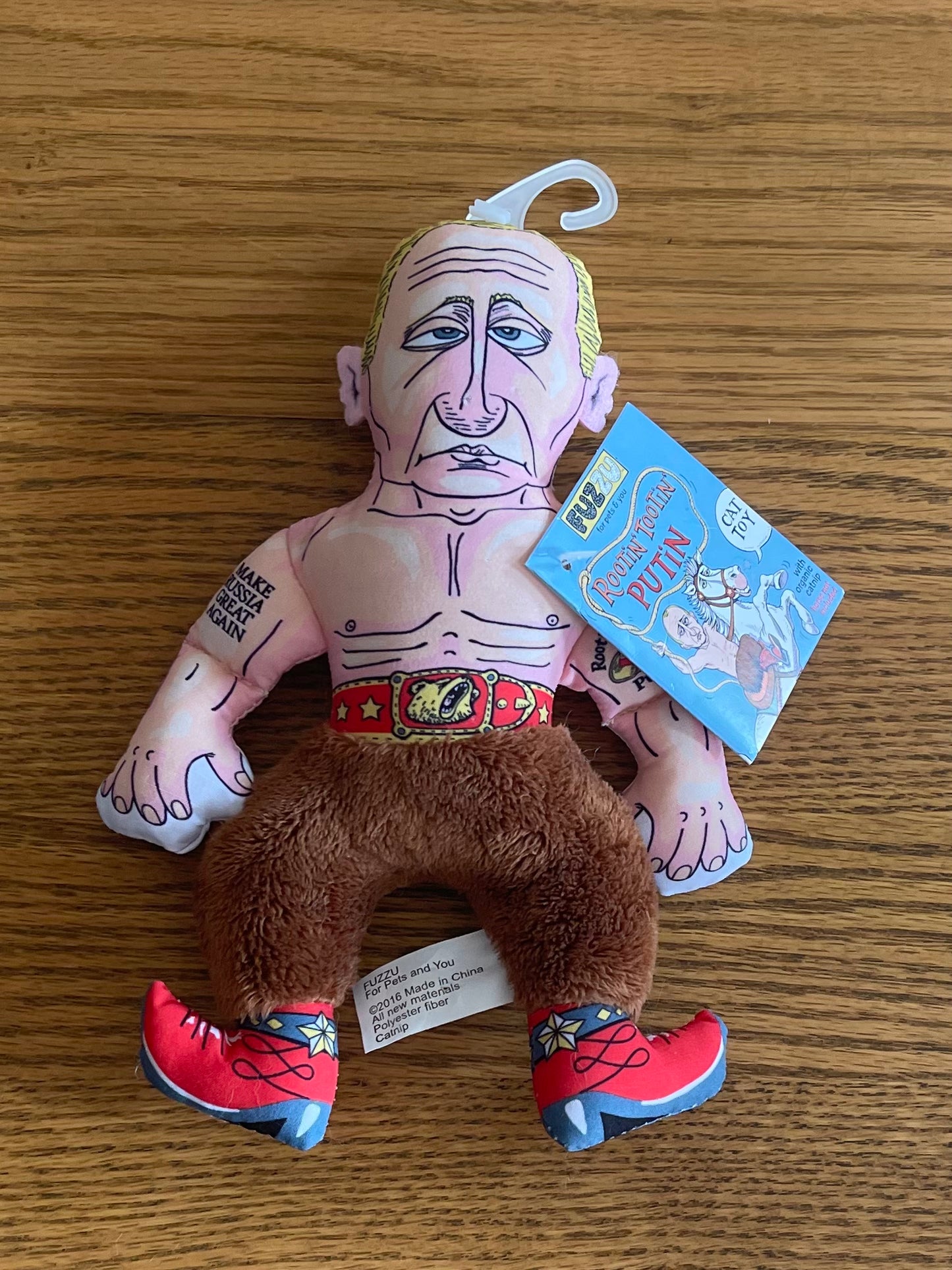 Political Parody Dog Toy - small V. Putin