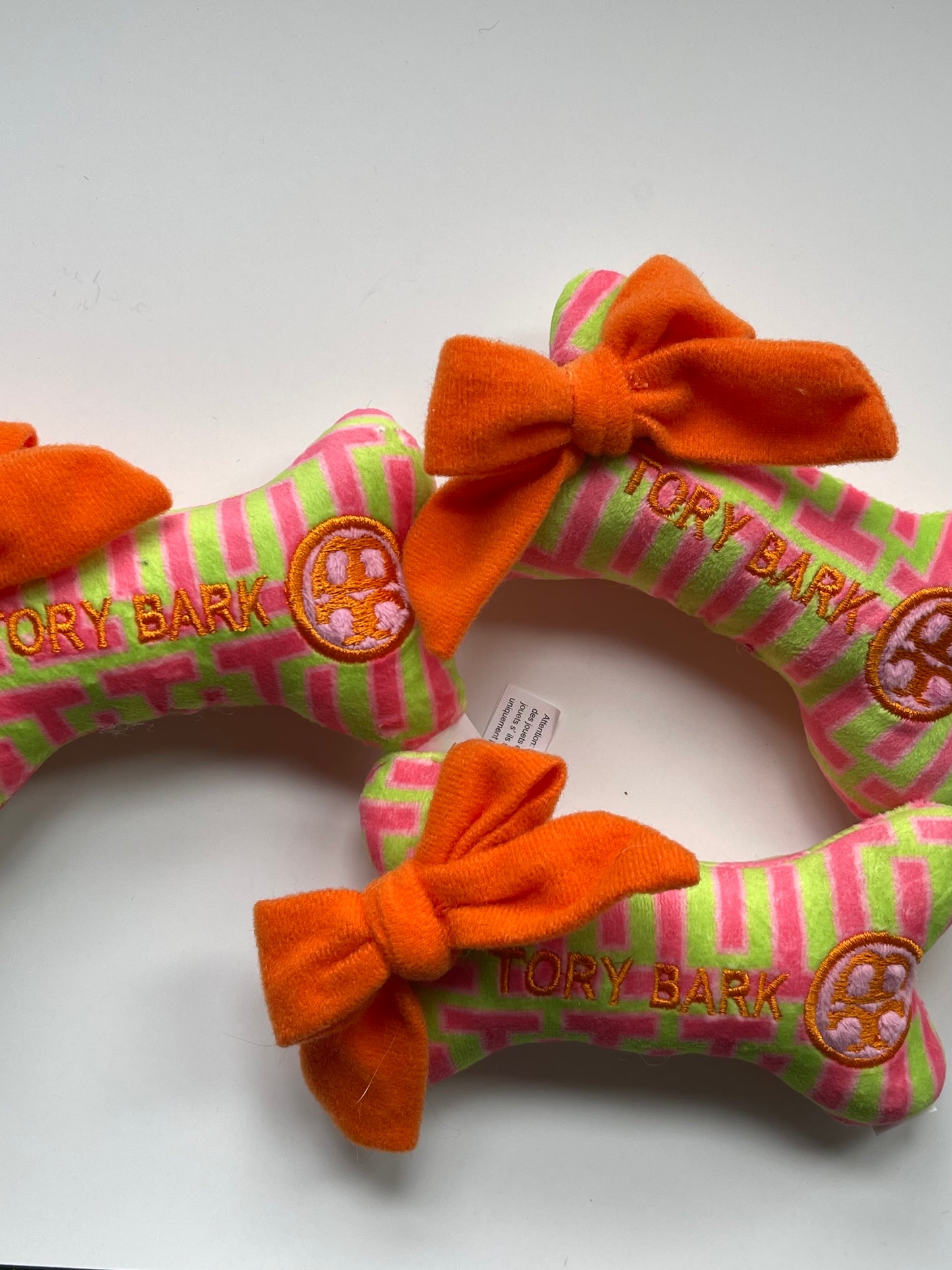 Tory Bark Pink and Green Bone small