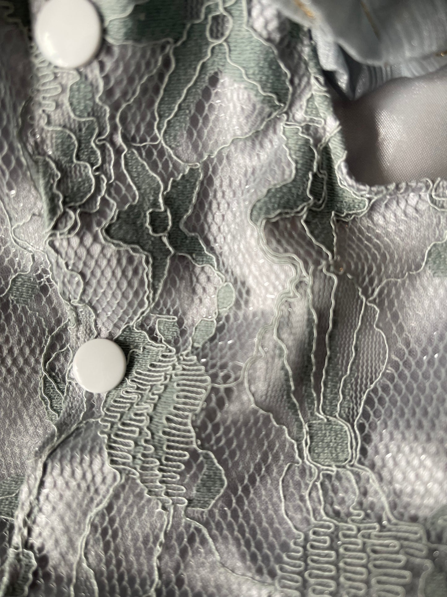 Gray Poof Dress