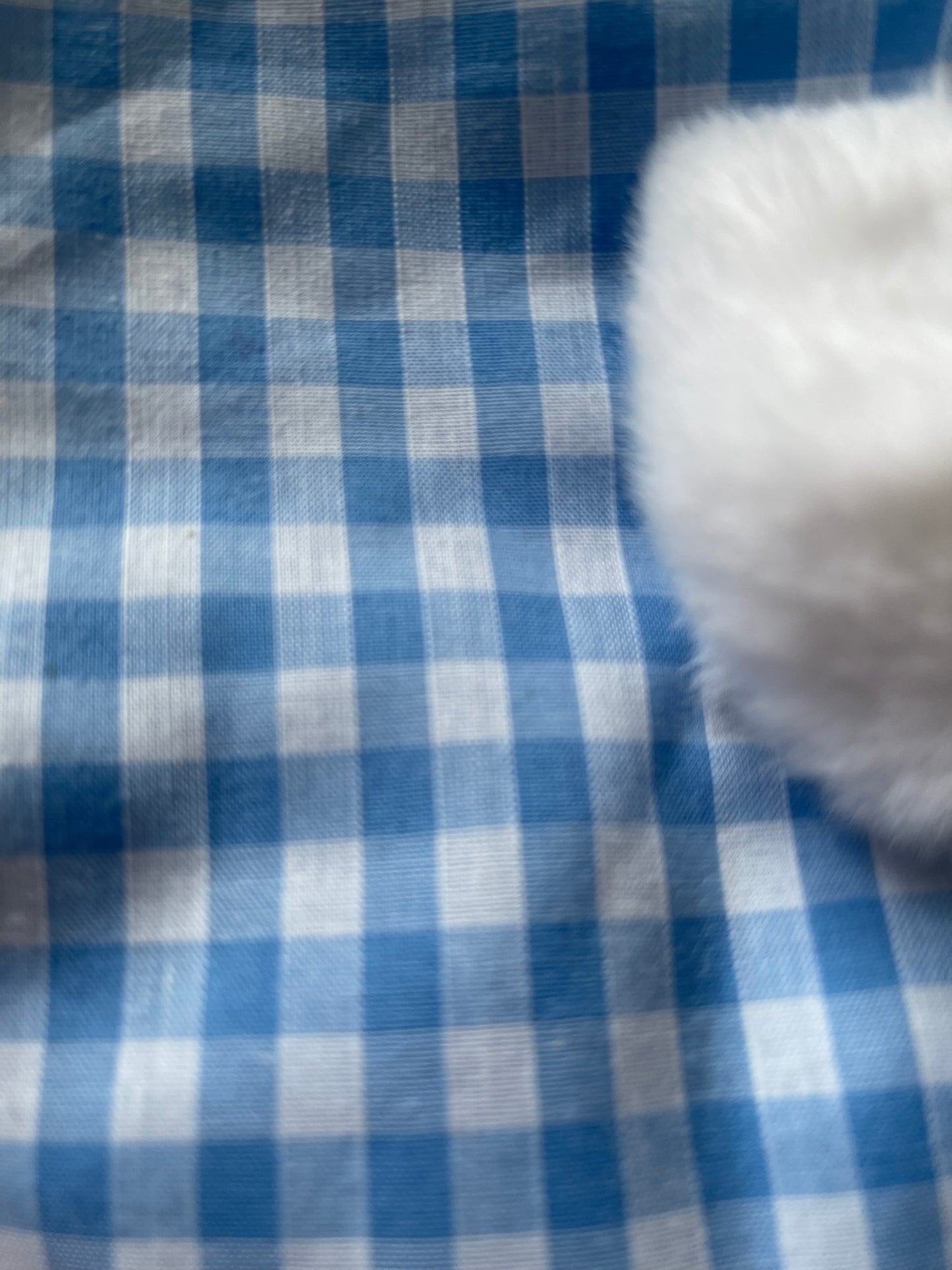 Boys Blue Gingham Check Vest