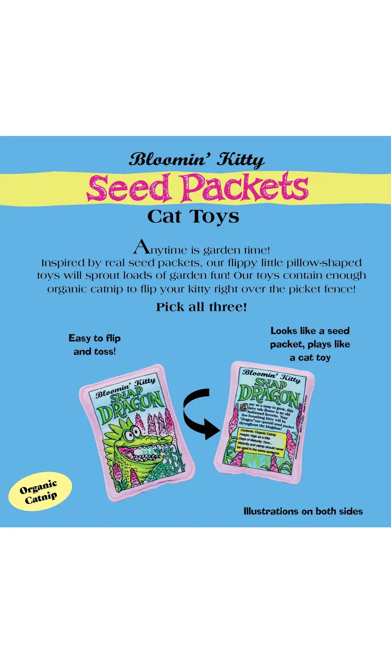 Bloomin' Cat Toy - Snap Dragon