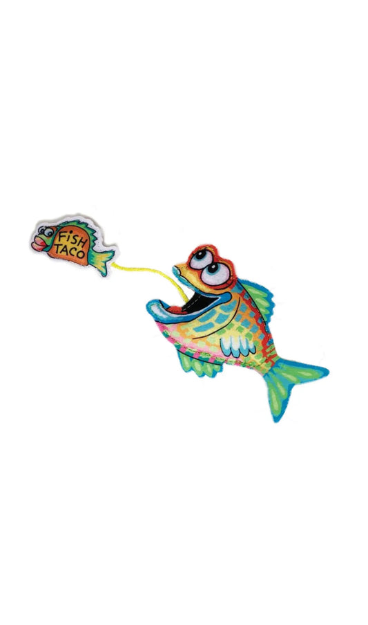 Fast Foodie Cat Toy - Fish and Taco