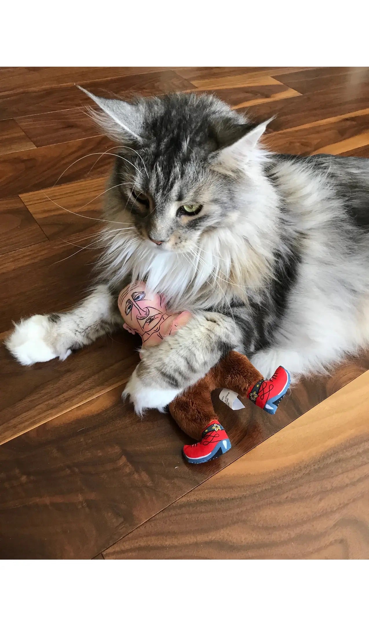 Political Parody Cat Toy - small Rootin' Tootin' Putin
