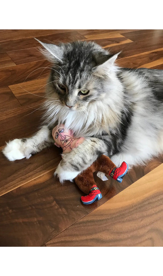 Political Parody Cat Toy - small Rootin' Tootin' Putin