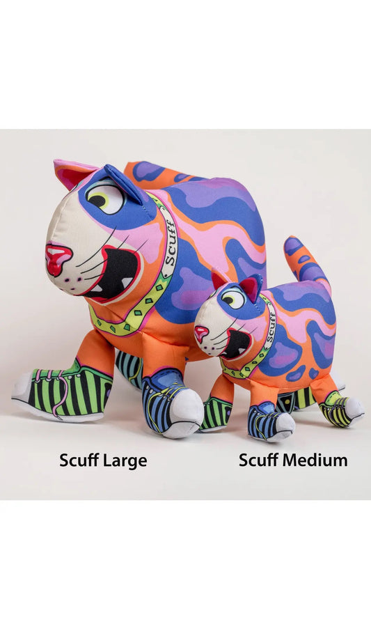 Scuff the Sneaky Cat Dog Toy -Medium